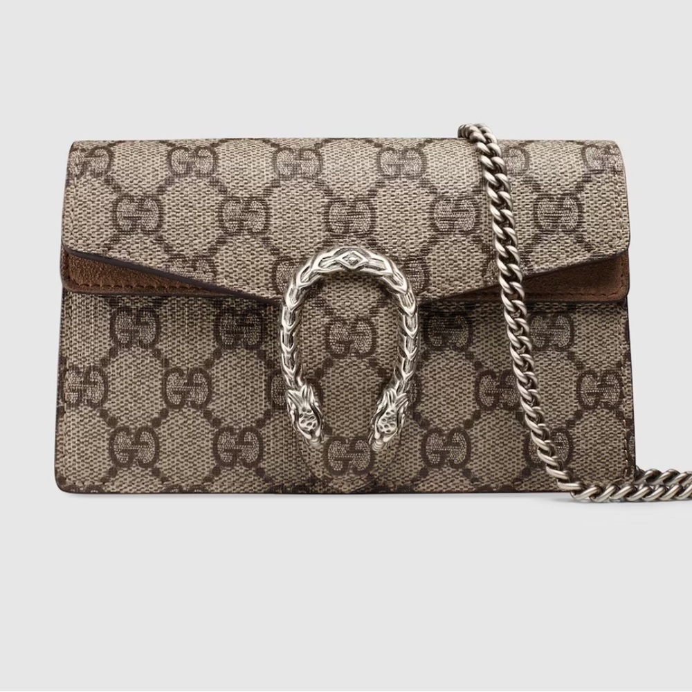 Gucci Dionysus Mini Bag - Brown and Silver